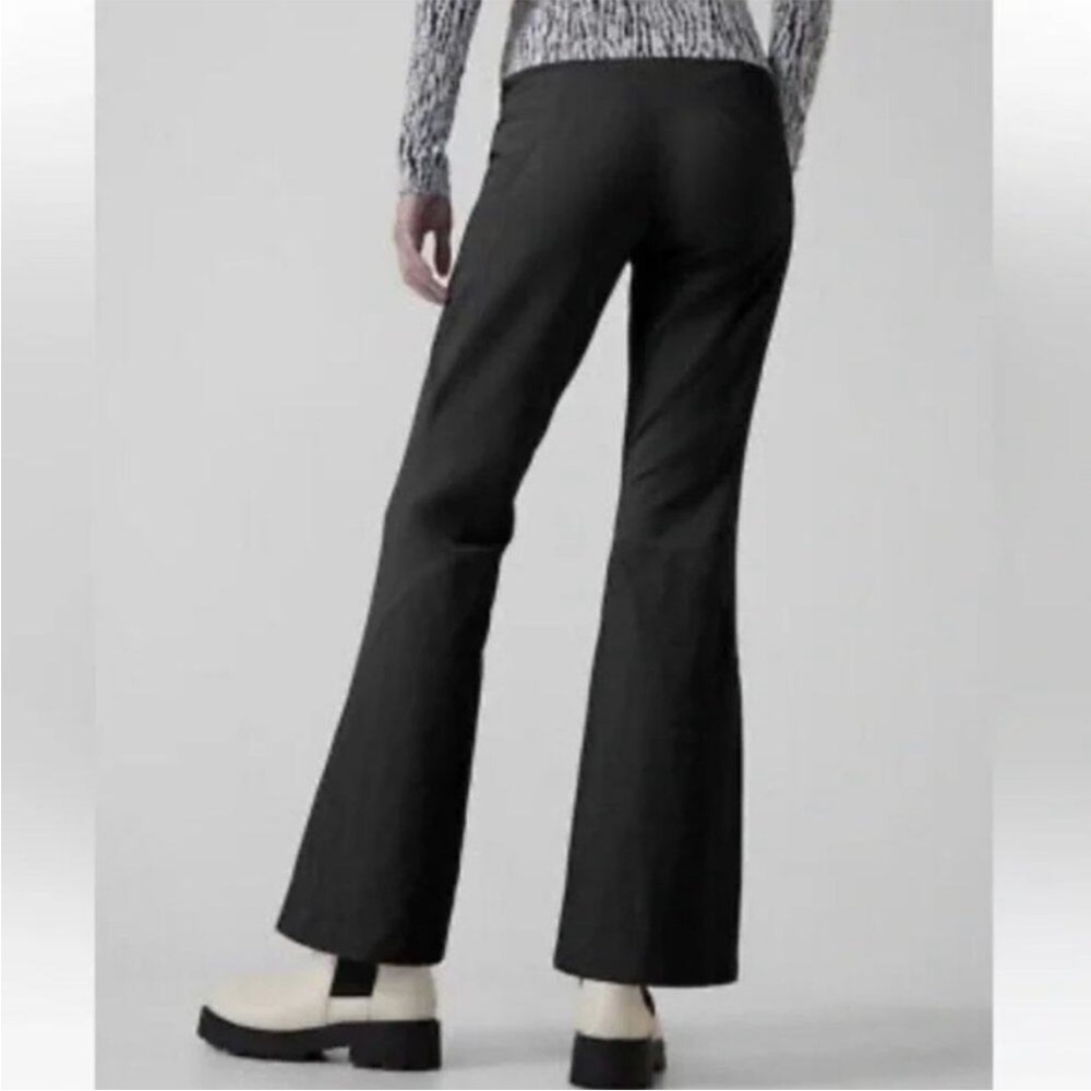 NWT Athleta | Peak Hybrid Fleece Flare Pants | Black | Size MP - Picture 2 of 16